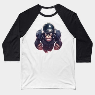 Angry gorilla in helmet Baseball T-Shirt